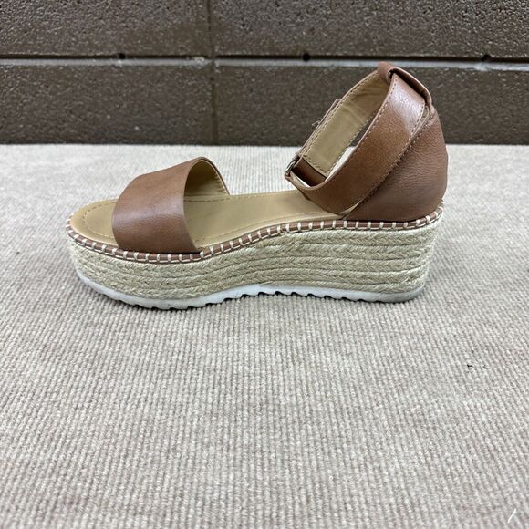 Soda‎ Sandals Women 8.5 Platform Brown - Picture 6 of 9